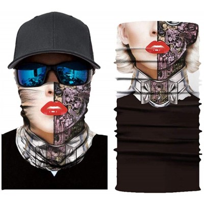 Balaclavas Mr Plz Face Mask- Rave Bandana- Neck Gaiter- Scarf- Summer Balaclava For Dust Wind UV Protection - Lyd - CJ197AEGG...