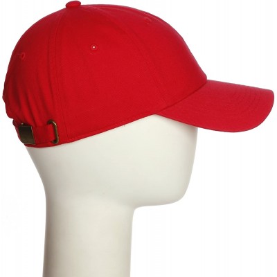 Baseball Caps Customized Letter Intial Baseball Hat A to Z Team Colors- Red Cap White Black - Letter V - CE18ET3H6NU $11.17