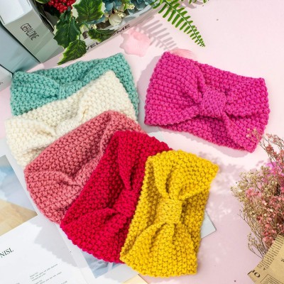 Cold Weather Headbands Headbands Warmers Accessories Scrunchies - Candy Colors - CQ1943CHGKI $10.70