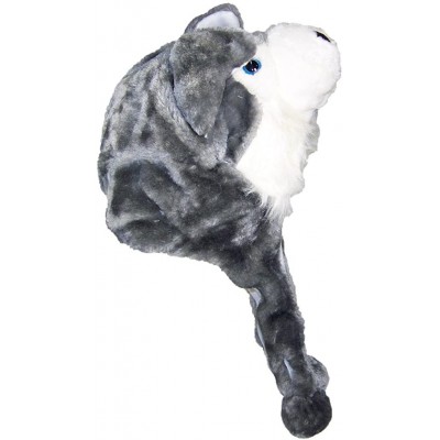 Skullies & Beanies Adult/Teen Animal Character Ear Flap Beanie (One Size) - Multi-color - CB12NDZQ5TV $12.25