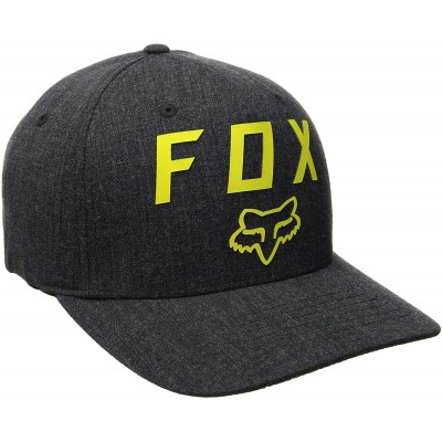 Baseball Caps Men's Number 2 Flexfit - Black - C6112FMWHAX $26.54