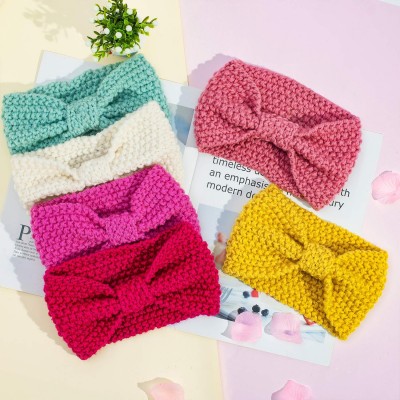 Cold Weather Headbands Headbands Warmers Accessories Scrunchies - Candy Colors - CQ1943CHGKI $22.48