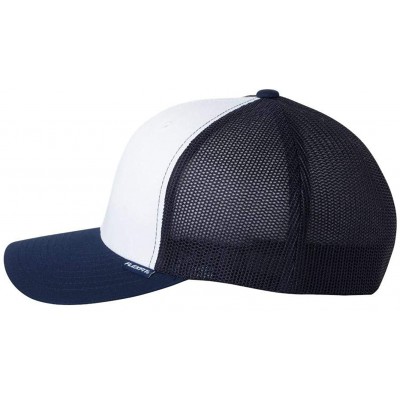 Baseball Caps Trucker Cap - 6511 - Navy/ White/ Navy - C111OC0Q03H $9.44