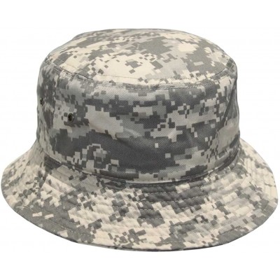 Bucket Hats Short Brim Visor Cotton Bucket Sun Hat - Universal Digital - CS11Y2Q5RKN $10.72