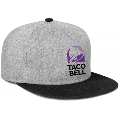 Baseball Caps Caps Adjustable Summer Taco-Bell-Logo- Street Dancing Sun Hats - Black - CA194A0WYGT $31.92