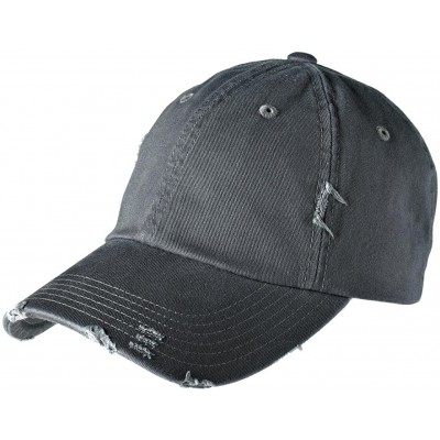 Baseball Caps Men's Distressed Cap - Nickel - C111QDS80XT $8.40