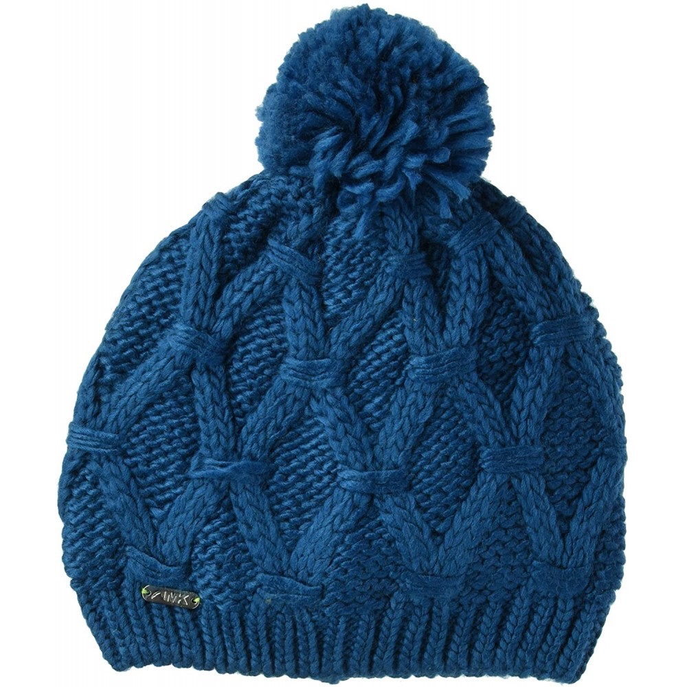 Skullies & Beanies Women's Beanie - Blue Steel - CD188YX4E6R $40.03