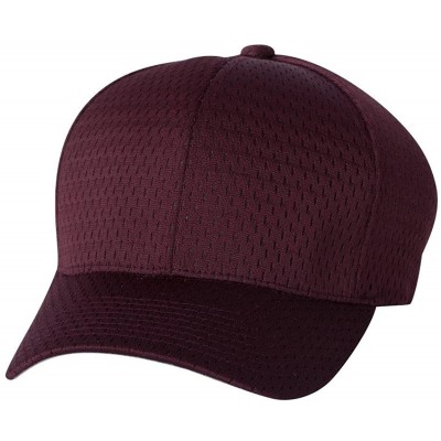 Baseball Caps Athletic Mesh Cap - Maroon - CD114I9SVNJ $11.96