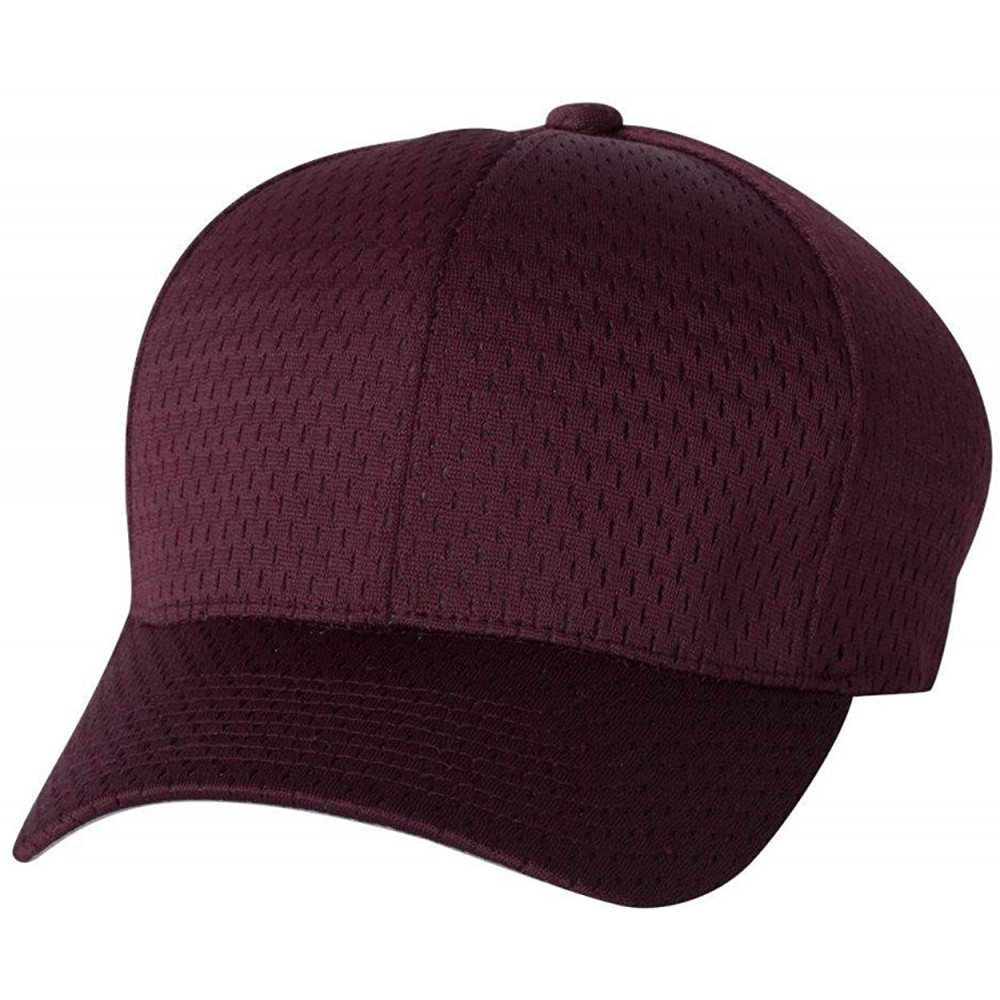 Baseball Caps Athletic Mesh Cap - Maroon - CD114I9SVNJ $11.96