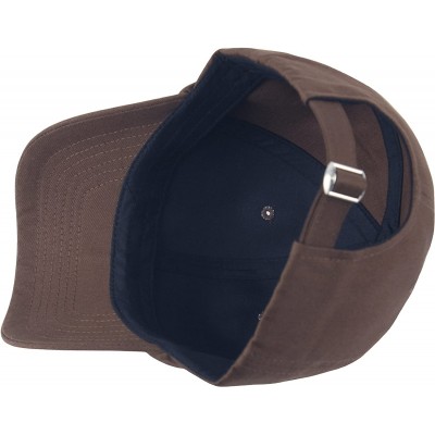 Baseball Caps Men Plain Cotton Basic Baseball Cap Plus Big Size 2XL 3XL 4XL Hat Truckers - Brown - CS18G3CZZLS $22.48