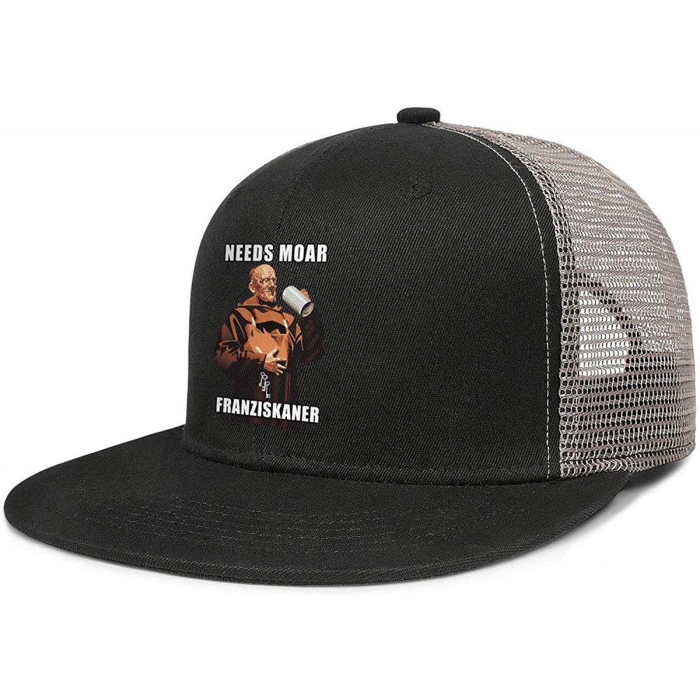 Baseball Caps Unisex Flat Hat Franziskaner-Weissbier- Lightweight Comfortable Adjustable Trucker Hat - Charcoal-gray-61 - C91...