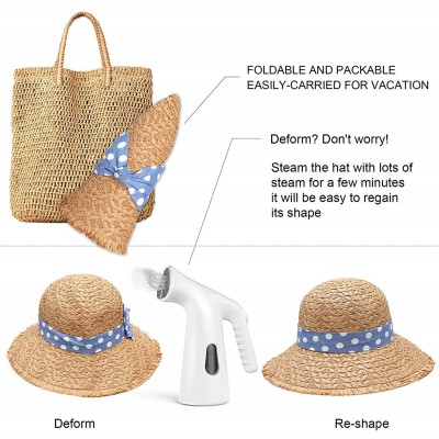 Sun Hats Women Straw Sun Hats Summer Beach Cap Foldable Floppy Packable Wide Brim Hat - 016 Khaki Dot Bowknot - C8193WTG6ON $...