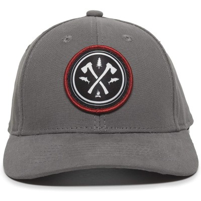 Baseball Caps Circle Axe Patch Hat - Adjustable Baseball Cap for Men & Women - Dark Grey - CN18S85X47E $16.64