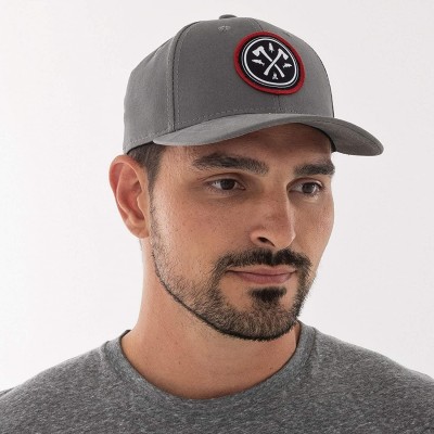 Baseball Caps Circle Axe Patch Hat - Adjustable Baseball Cap for Men & Women - Dark Grey - CN18S85X47E $16.64
