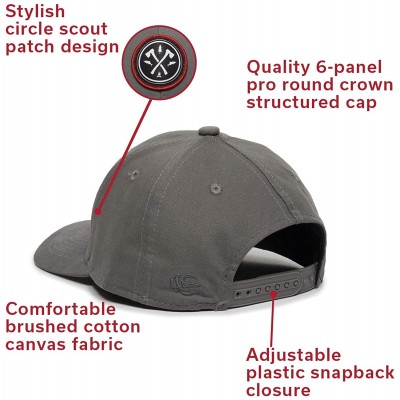 Baseball Caps Circle Axe Patch Hat - Adjustable Baseball Cap for Men & Women - Dark Grey - CN18S85X47E $16.64