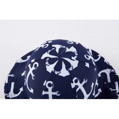 Sun Hats Baby Girls UV Sun Cap UPF 50+ Sun Protection Bucket Hat 3-6Y - Black02 - CD18A8GHKHX $11.45