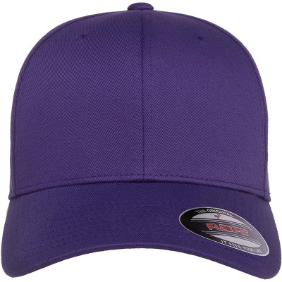 Baseball Caps Men's Athletic Baseball Fitted Cap - Purple - CG192X98IIE $11.98