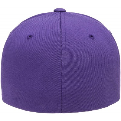 Baseball Caps Men's Athletic Baseball Fitted Cap - Purple - CG192X98IIE $11.98
