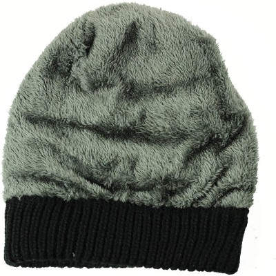 Skullies & Beanies Cable Knit Beanie Slouchy Hats Fleece Lined Cuff Toboggan Crochet Winter Cap Warm Hat Womens Mens - Black ...