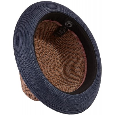 Fedoras Mens Summer Foldable Packable Trilby Hat - Sand - CB12ESXBAAN $41.75