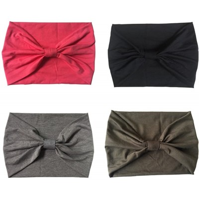 Headbands 1950's Vintage Modern Style Elastic Women Turban Headbands Twisted Cute Hair Band Accessories - C312O3UYGJA $13.09