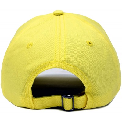 Baseball Caps Ghost Embroidery Dad Hat Baseball Cap Cute Halloween - Minion Yellow - CY18YQMT08N $9.50