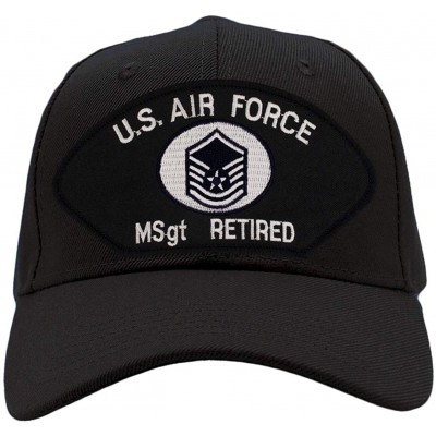 Baseball Caps US Air Force - Master Sergeant Retired Hat/Ballcap Adjustable One Size Fits Most - CA18HZA39SO $20.36