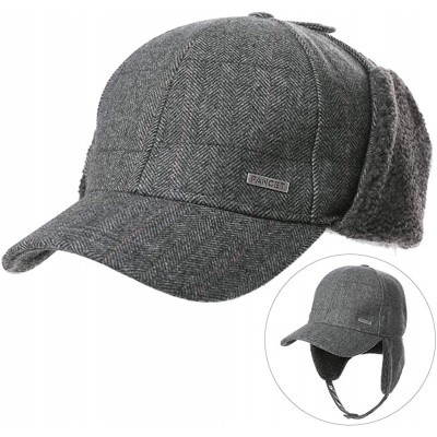 Baseball Caps Men Winter Elmer Fudd Women Earflap Baseball Cap Hunting Cold Weather Hat 56-61cm - 99726-Grey - CK18IEZRA34 $2...