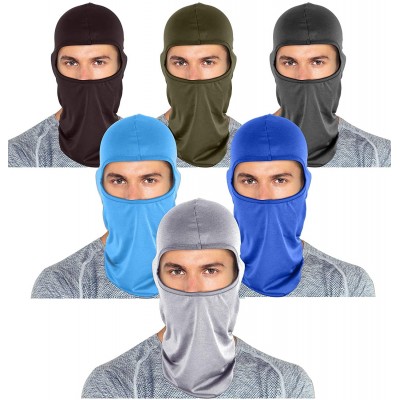 Balaclavas 6 Pieces UV Sun Protection Balaclava Full Face Mask Winter Windproof Ski Mask for Outdoor Motorcycle Cycling - CN1...