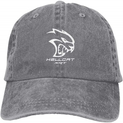 Baseball Caps Unisex Do-dge Hellcat SRT Baseball Cap Snapback Trucker Hat - Gray - C918YH2R5M9 $14.26