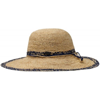 Sun Hats Women's Camille Sun Hat - Adjustable- Broad Brim- Elegant Style- Designed in Australia - Navy - CU192C88LA5 $45.42