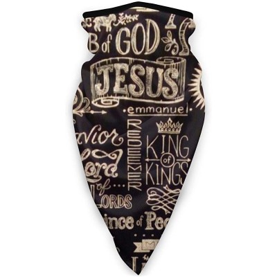 Balaclavas Face Mask Windproof Tube Mask Bandana Headwear for Out Sport - Jesus Names - CV197WKCM79 $15.24