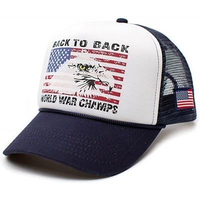 Baseball Caps Eagle Unisex-Adult Trucker Hat -One-Size - Navy/White/Navy - CP11LEWP681 $14.61