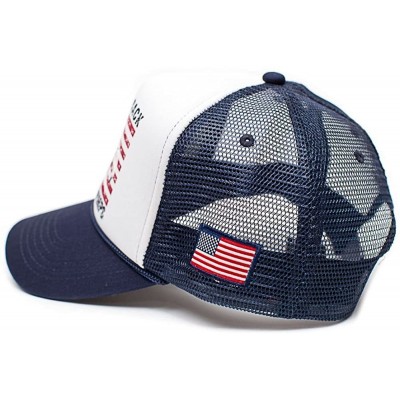 Baseball Caps Eagle Unisex-Adult Trucker Hat -One-Size - Navy/White/Navy - CP11LEWP681 $14.61