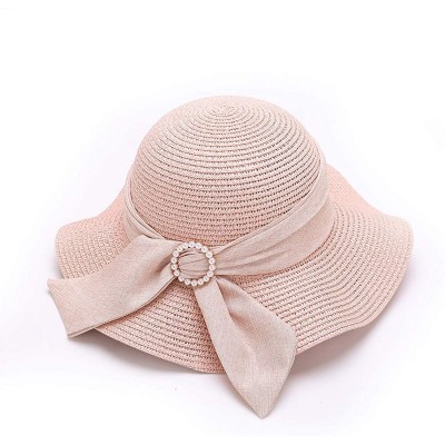 Sun Hats Packable Sun Hats for Women with UV Protection Stylish Floppy Travel Hat - Z-pink - CM19838RCX2 $11.35