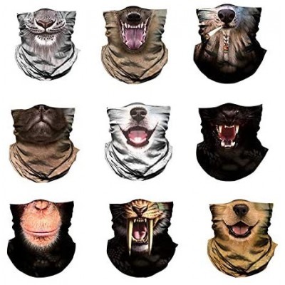 Balaclavas Seamless Bandana Protection Headwear Balaclava - Lion-03 - CV197X9IOMS $10.35