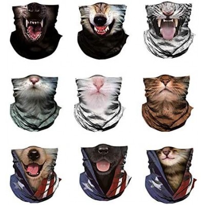 Balaclavas Seamless Bandana Protection Headwear Balaclava - Lion-03 - CV197X9IOMS $10.35