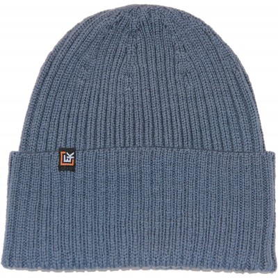 Skullies & Beanies 100% Wool Rib Knit Beanie Hat Cap for Women & Men - Graphite - C118364RIZA $25.13