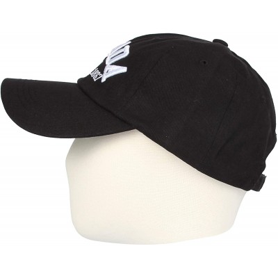 Baseball Caps Cotton Baseball Cap Canada Maple Flag Embroidery LX1382 - Black - CL12J91KSXL $15.87