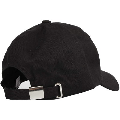 Baseball Caps Cotton Baseball Cap Canada Maple Flag Embroidery LX1382 - Black - CL12J91KSXL $15.87