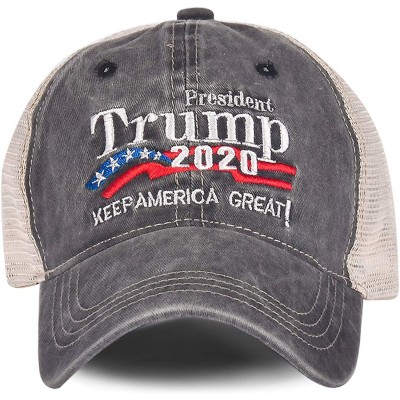 Baseball Caps Donald Trump 2020 Hat Keep America Great Embroidered MAGA USA Adjustable Baseball Cap - A-1-grey - CP18T4Y2NUY ...