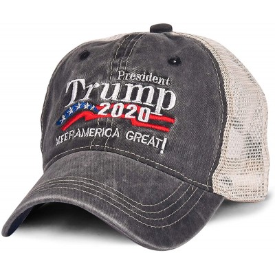 Baseball Caps Donald Trump 2020 Hat Keep America Great Embroidered MAGA USA Adjustable Baseball Cap - A-1-grey - CP18T4Y2NUY ...