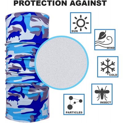 Balaclavas 5 PCS Face Shields Bandana Face Mask UV Sun Protection- Breathable Neck Gaiter Face Scarf - Camo 02 - CC199GWO6RI ...
