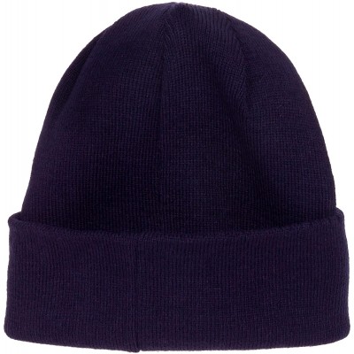 Skullies & Beanies Acrylic Knit Aconcagua Reversible Slouchy Beanie Hat (Navy) - CQ11G87HPEP $9.00