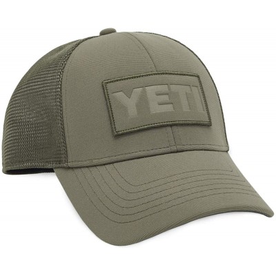 Baseball Caps Patch Trucker Hat- Olive- One Size - CL18KHA8TC7 $26.40