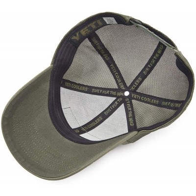 Baseball Caps Patch Trucker Hat- Olive- One Size - CL18KHA8TC7 $50.10