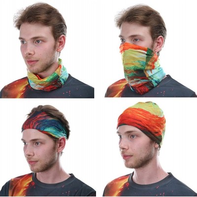 Balaclavas Versatile Multifunctional Magic Headwear - Ruby - CT12J3N73OH $9.91