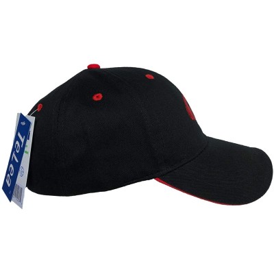 Baseball Caps 100% Cotton Baseball Cap Zodiac Embroidery One Size Fits All for Men and Women - Pisces/Red - CX18RMK9M7Z $15.50