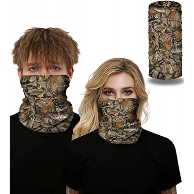 Balaclavas Bandana Face Mask Neck Gaiter- Cool Unisex Scarf Mask Tube Multifunctional Headwear- Buff Face Mask - T-leaves - C...