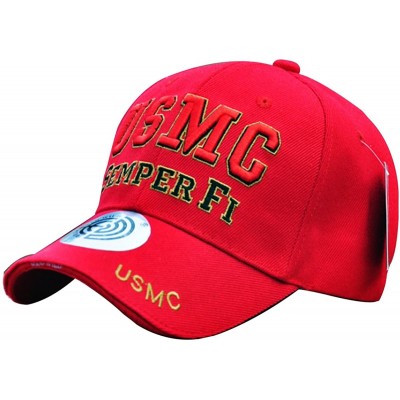 Baseball Caps USMC Semper FI Baseball Hat Embroidered Adjustable US Army Cap - CU18DWCCGNM $27.69